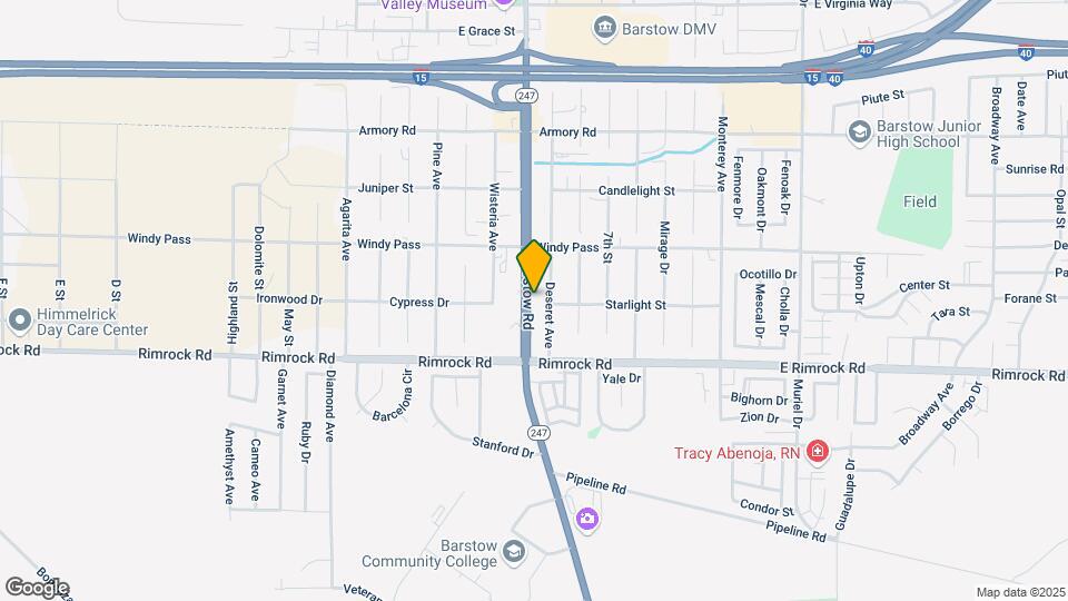 1271 Barstow Rd Map and Location Details