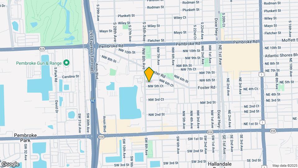 744 NW 5th Ct Map and Location Details