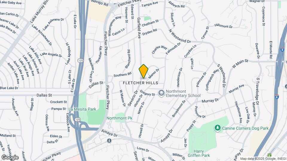 9310 Manor Dr Map and Location Details
