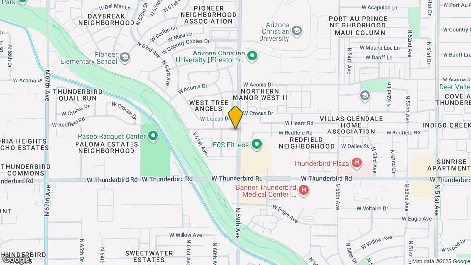5903 W Hearn Rd Map and Location Details