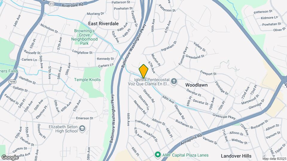 6621 Greenvale Pkwy Map and Location Details