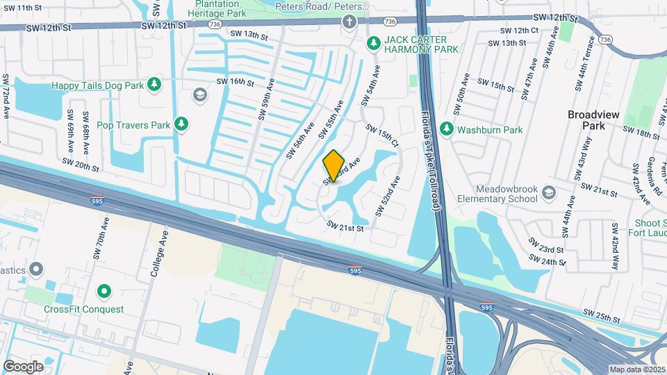 1872 SW 53rd Ave Map and Location Details
