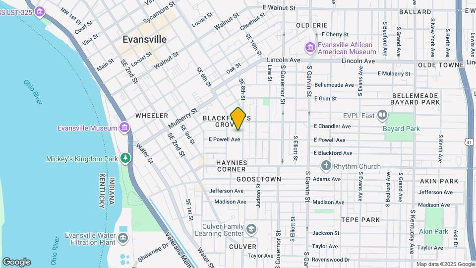 118 E Powell Ave Map and Location Details