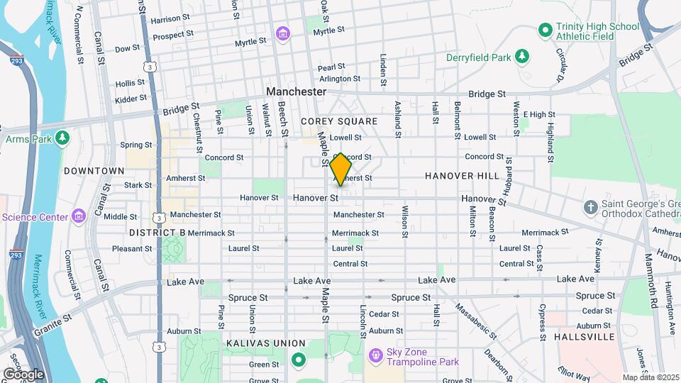 344 Hanover St Map and Location Details