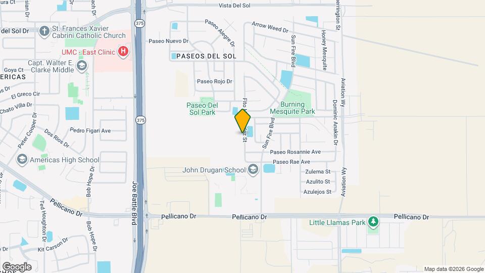 1345 Fito Hernandez St Map and Location Details