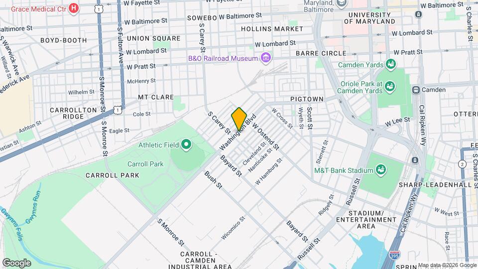 1259 Washington Blvd Map and Location Details
