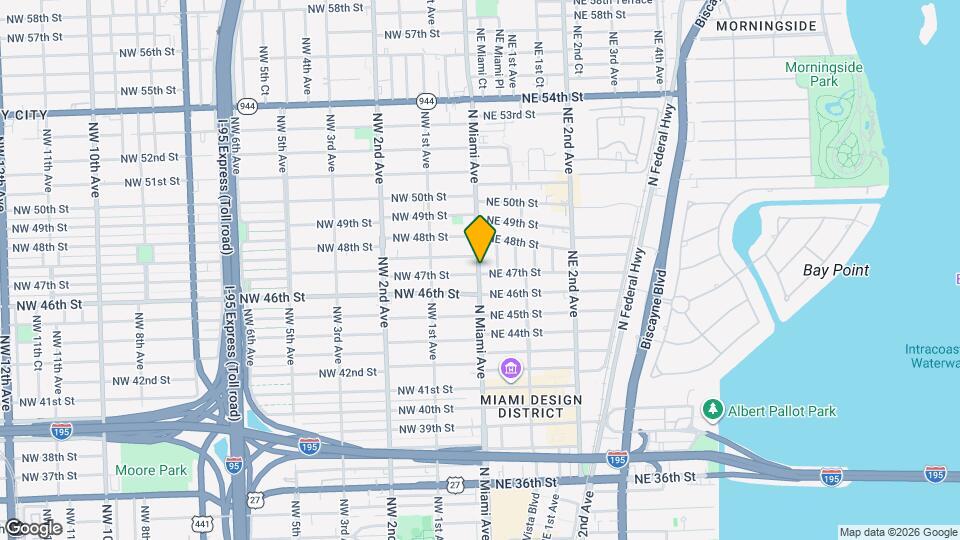 4715 N Miami Ave Map and Location Details