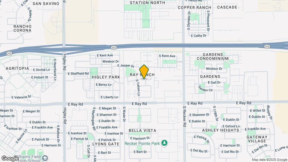 3733 E Orchid Ct Map and Location Details