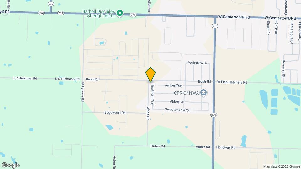 610 Hawthorn Way Map and Location Details