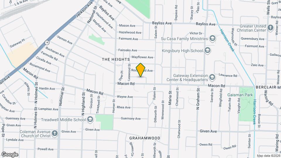 3743 Buchanan Ave Map and Location Details