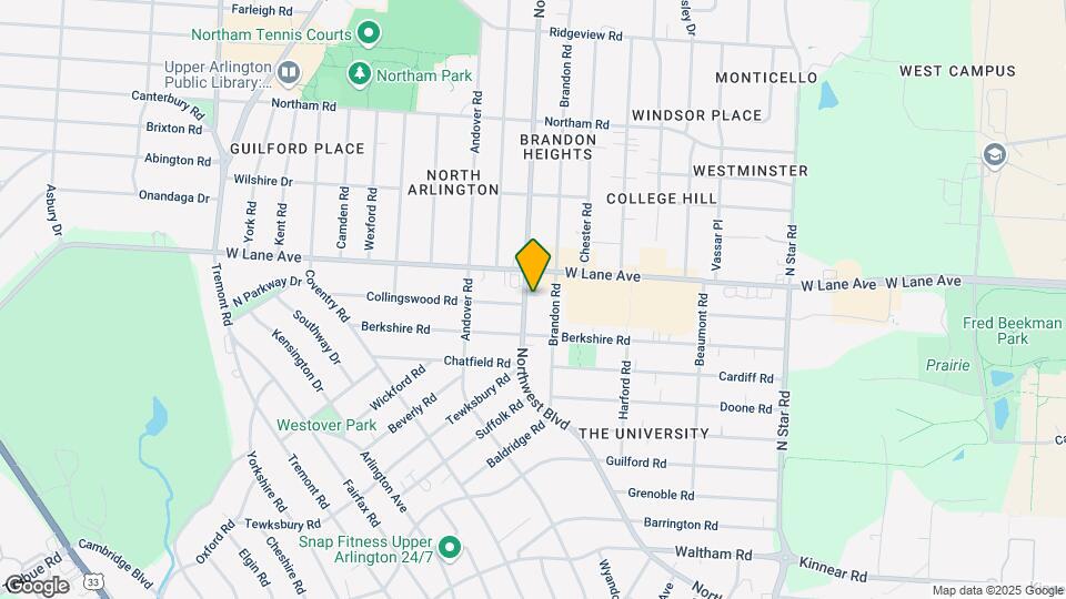 2440 Northwest Blvd, Unit 2440 Map and Location Details