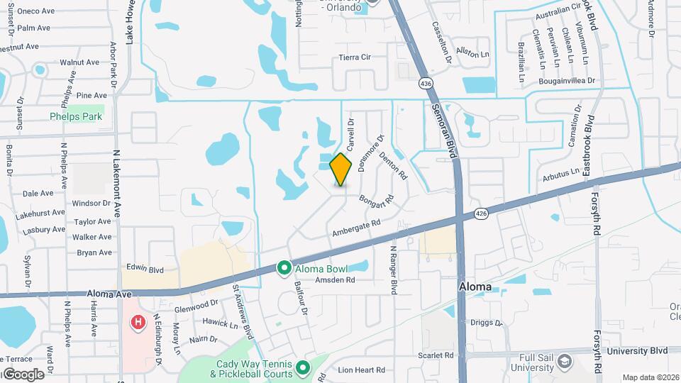 705 Carvell Dr Mapa y Detalles de la Ubicación