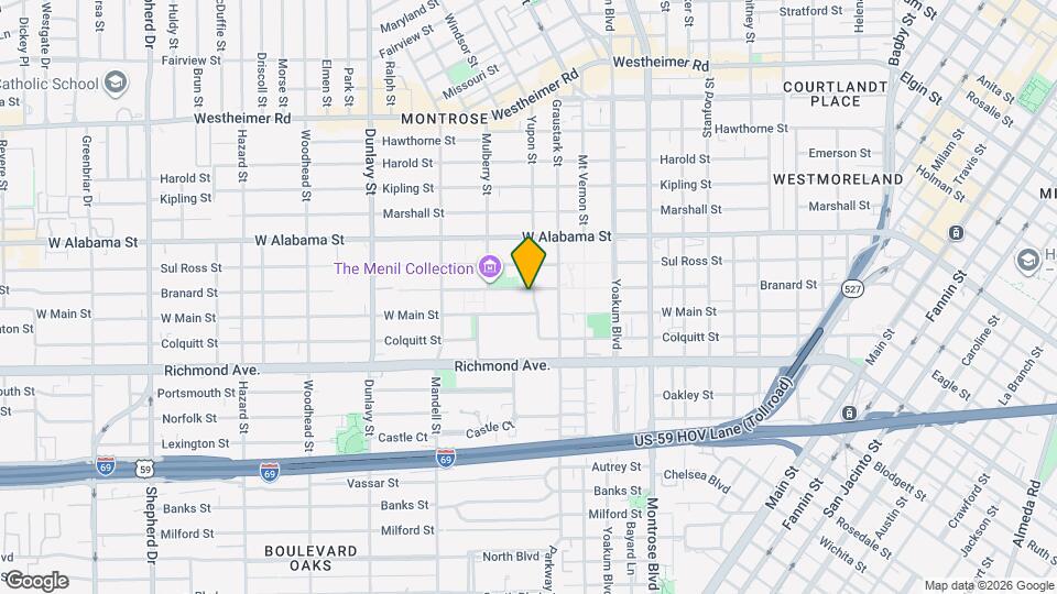 1401 Branard St Map and Location Details