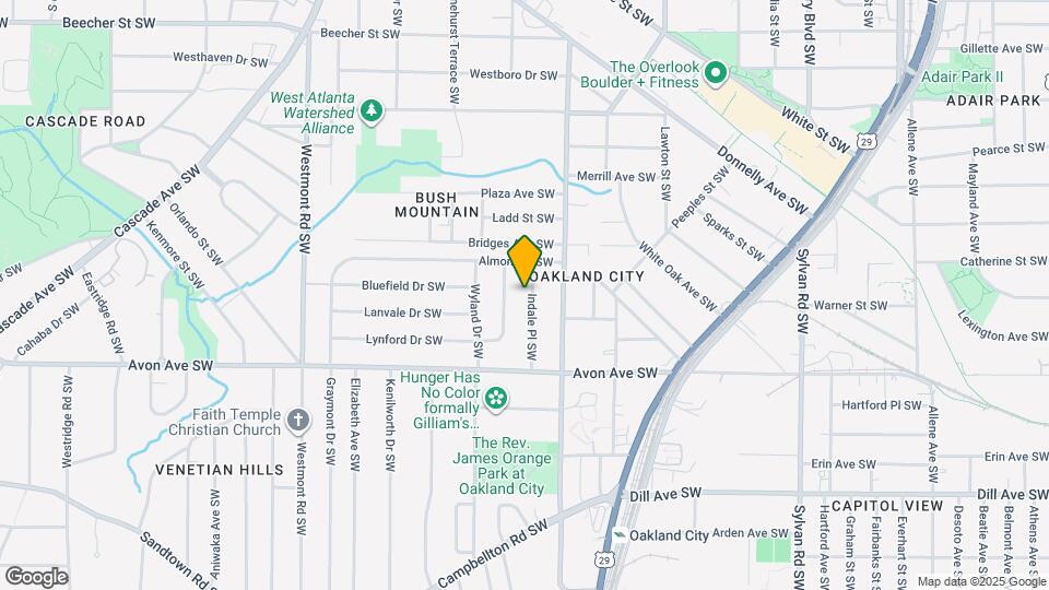 1107 Indale Pl SW Map and Location Details