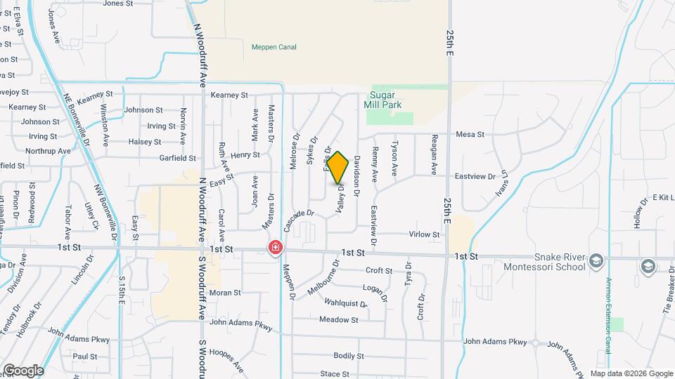 407 Valley Dr Map and Location Details