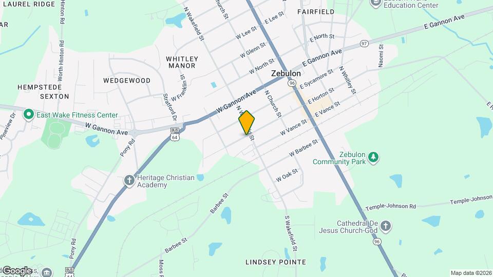 303 W Horton St Map and Location Details