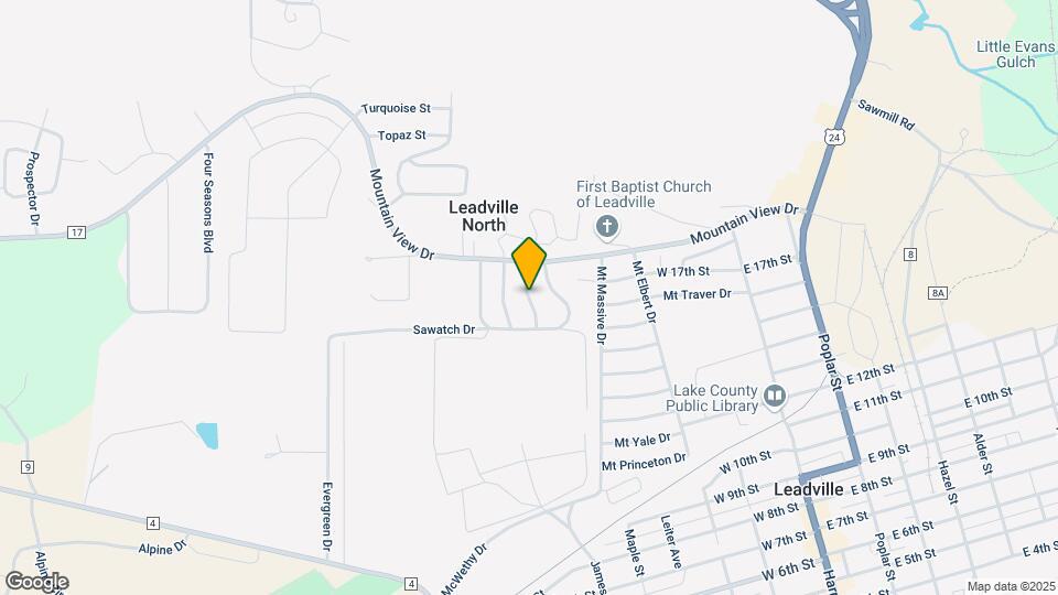 1500 Mt Lincoln Dr E Map and Location Details