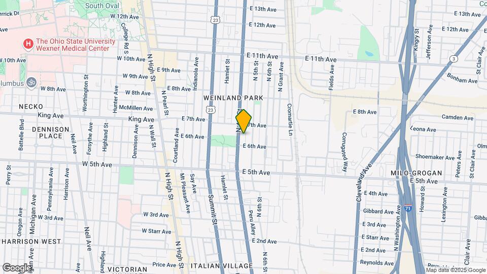 1274 N 4th Ave Mapa y Detalles de la Ubicación