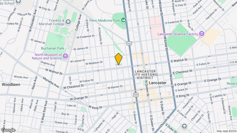 249 W Walnut St Mapa y Detalles de la Ubicación