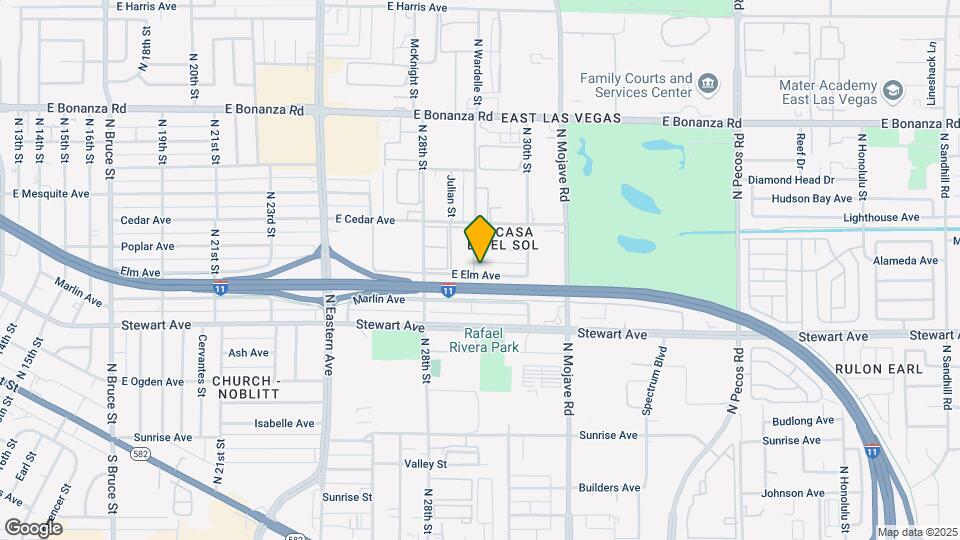 2901 Elm Ave Map and Location Details