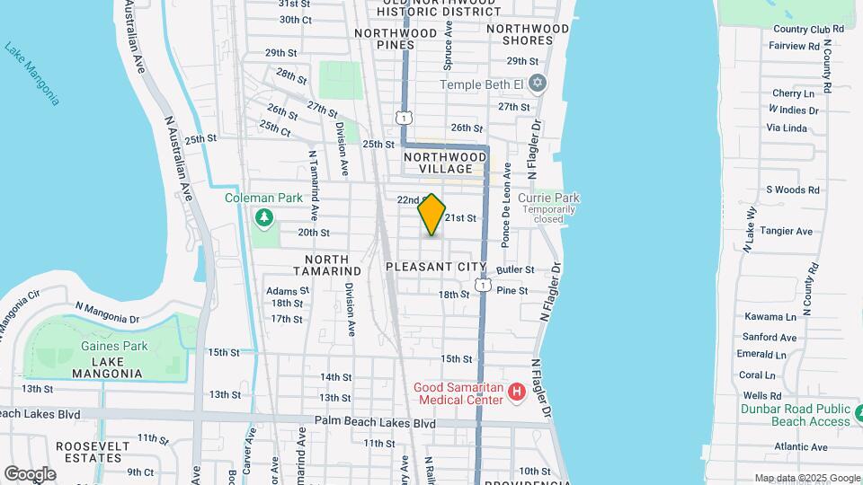 516 20th St Map and Location Details