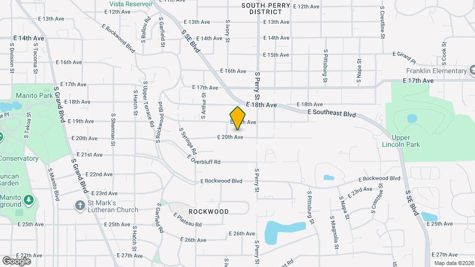 1221 E 20th Ave Mapa y Detalles de la Ubicación