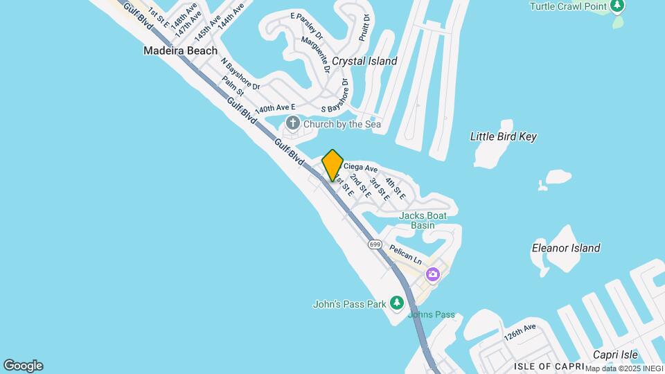 13409 Gulf Blvd Map and Location Details