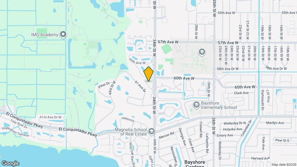Bradenton Reserve Map and Location Details
