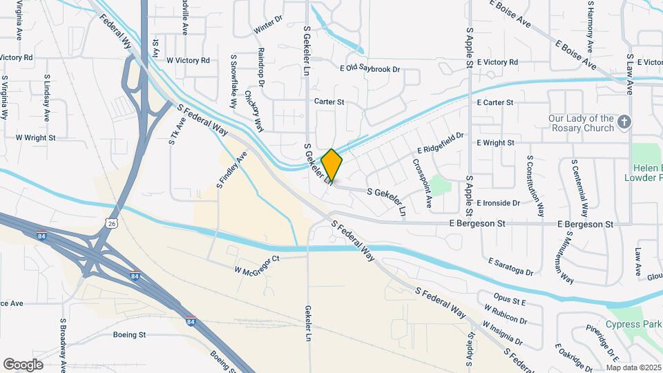3639 S Gekeler Ln Map and Location Details