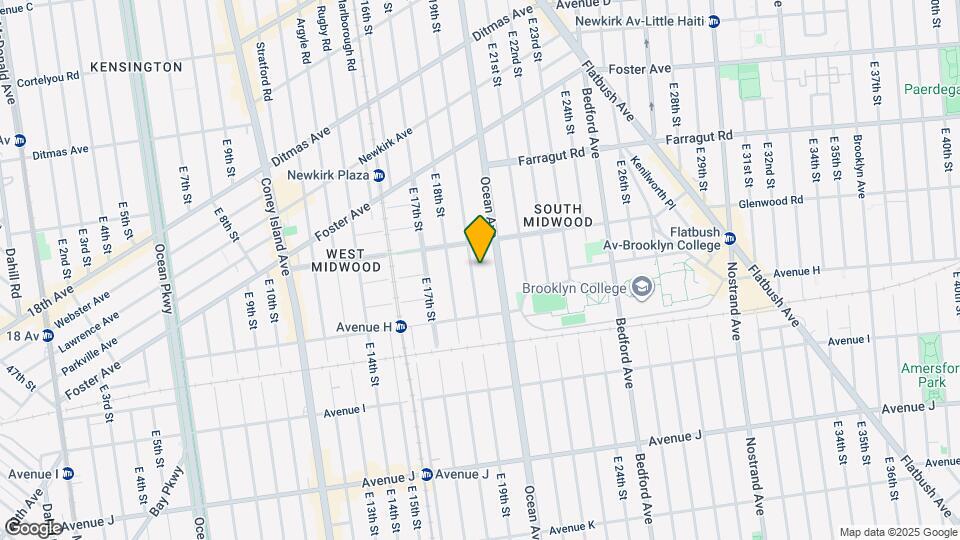 769 E 19th St Map and Location Details