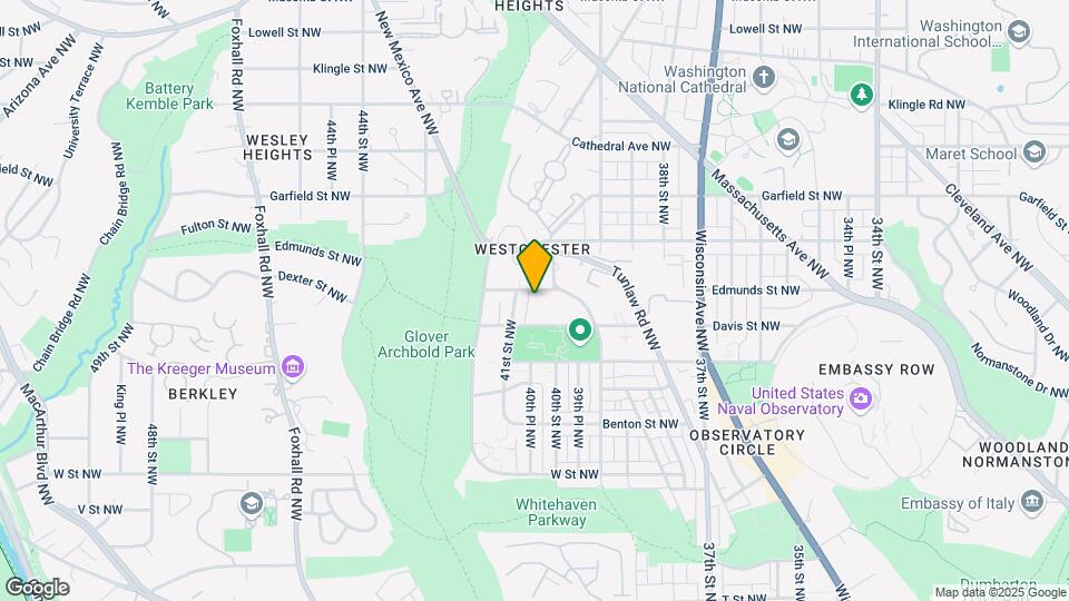 4008 Edmunds St NW Map and Location Details