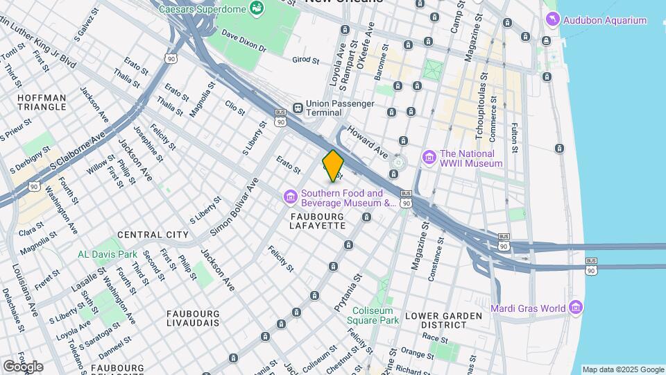1228 Baronne St Map and Location Details