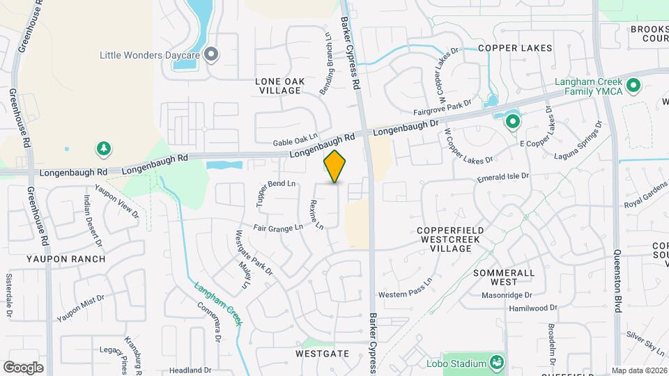 18011 Shallow Leaf Ln Map and Location Details