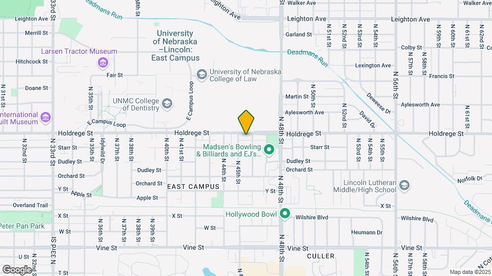 4529 Holdrege St Map and Location Details