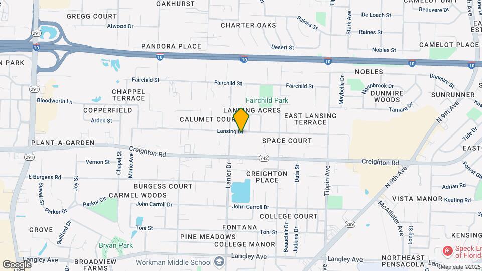 1905 Lansing Dr Map and Location Details