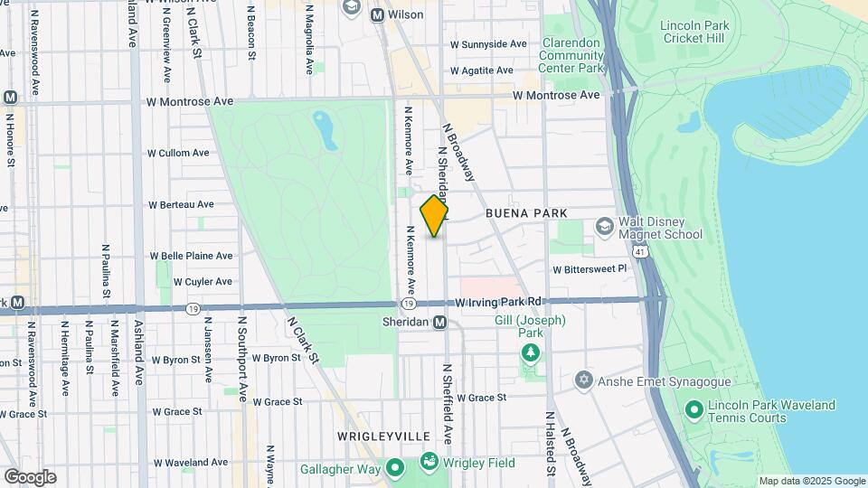 4072 N Sheridan Rd Map and Location Details