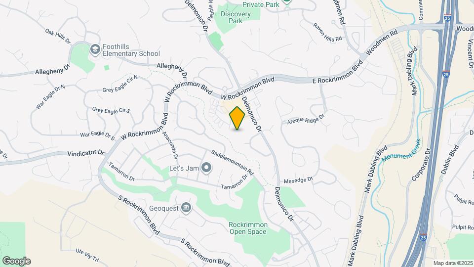 6540 Delmonico Dr Map and Location Details