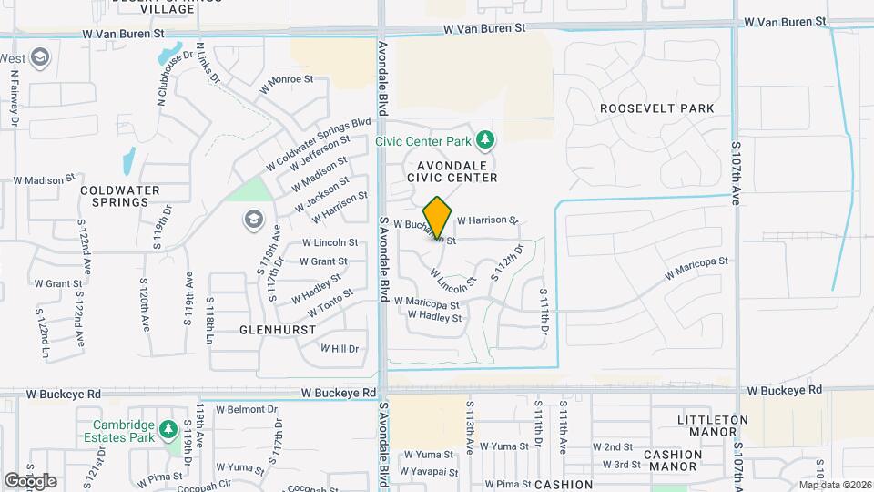 11353 W Buchanan St Mapa y Detalles de la Ubicación