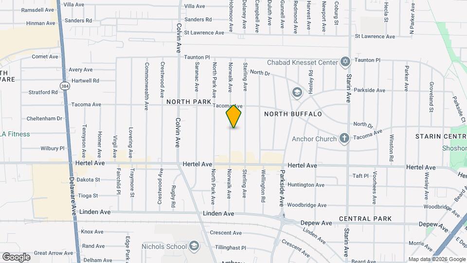 187 Norwalk Ave, Unit Upper Map and Location Details