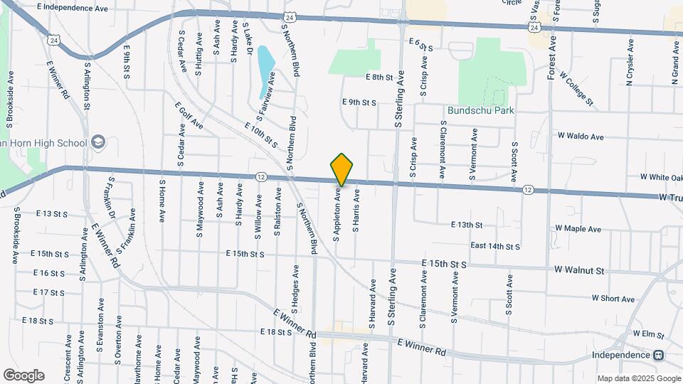 1223 S Appleton Ave Map and Location Details