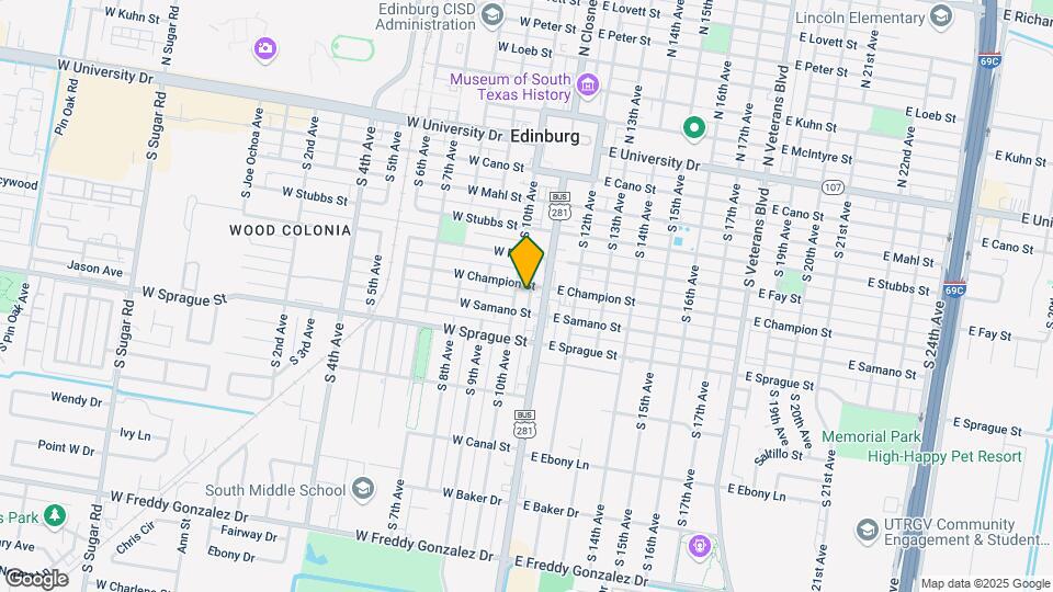 110 W Champion St Map and Location Details