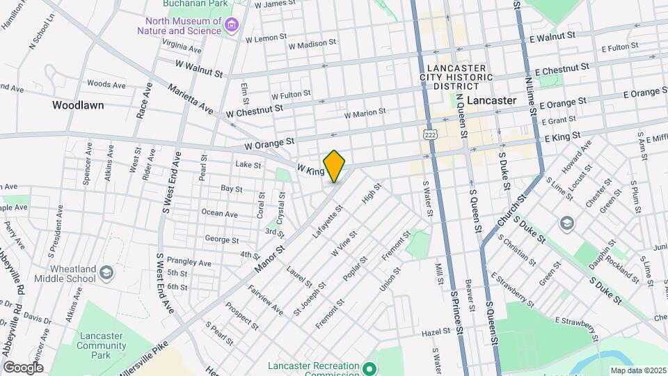 457 Manor St Map and Location Details