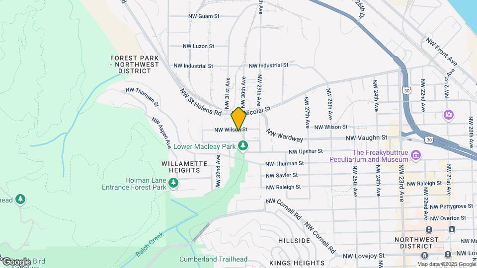 3024 NW Wilson St Mapa y Detalles de la Ubicación