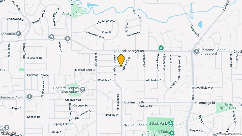 1412 Brookshire Dr Map and Location Details