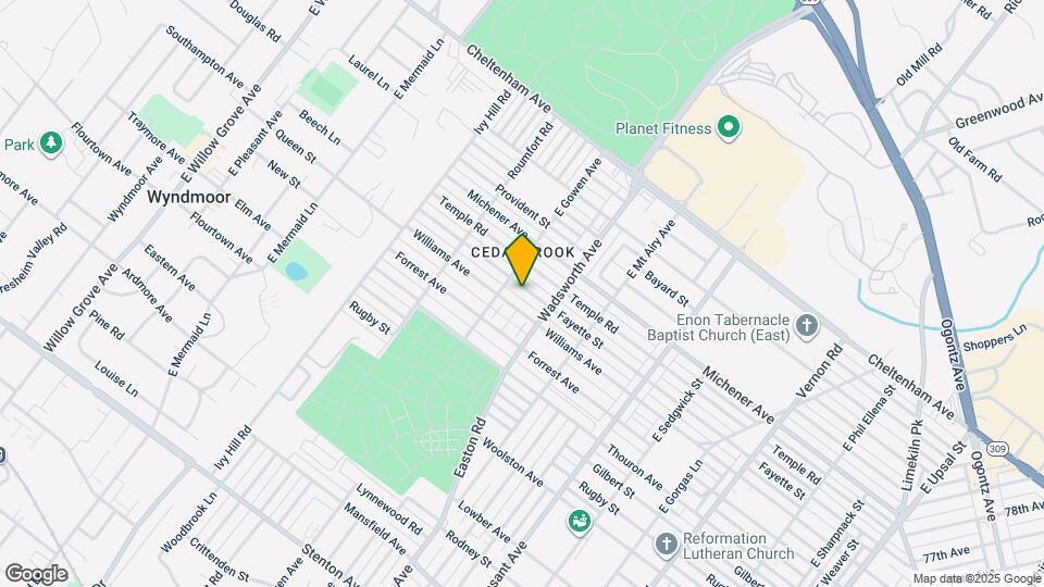 8430 Fayette St Map and Location Details