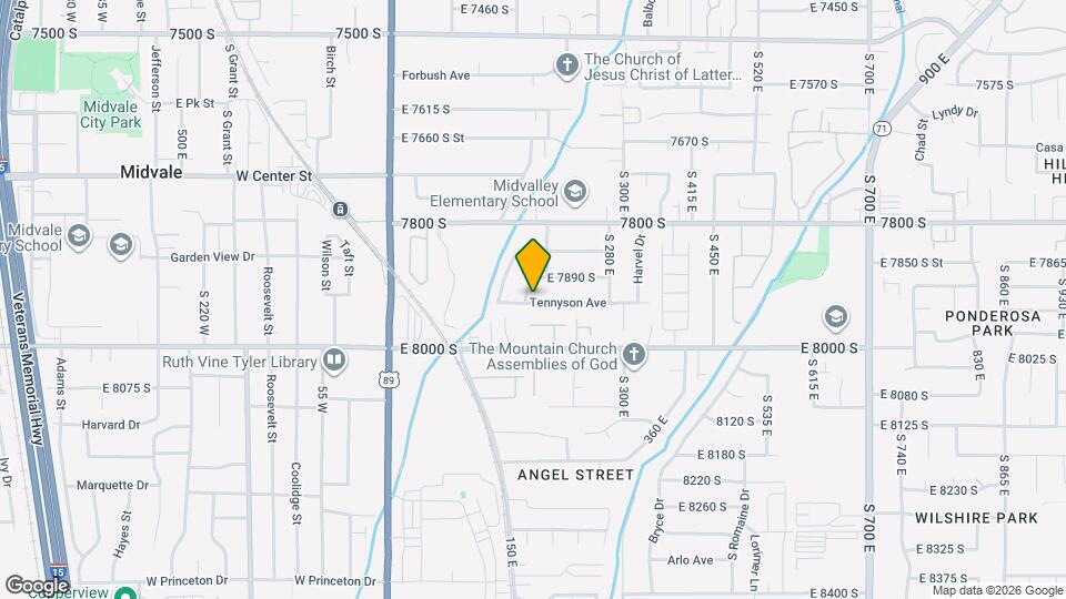 189 Tennyson Ave Map and Location Details