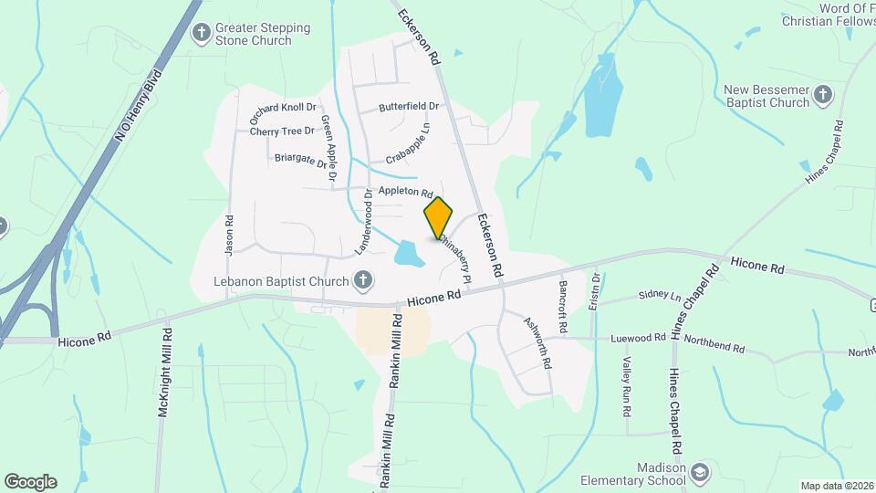 5701 Chinaberry Pl Map and Location Details