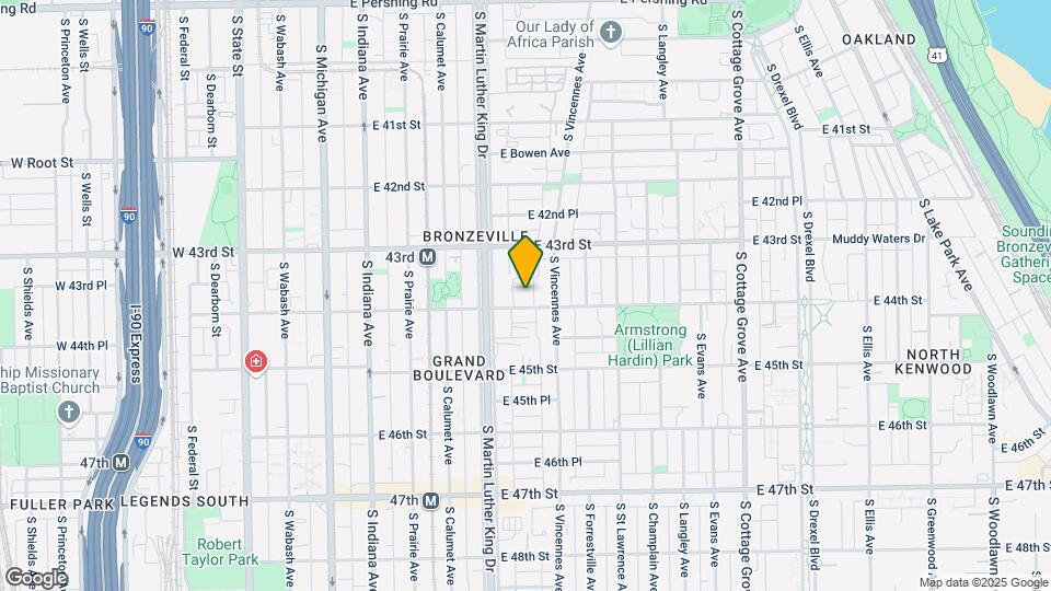 430 E 44th St Map and Location Details