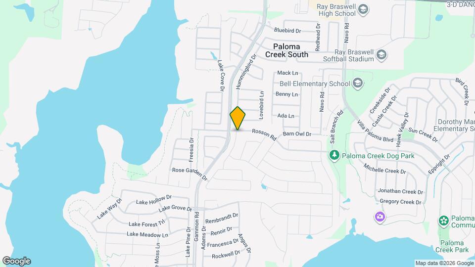 1400 Rosson Rd Map and Location Details