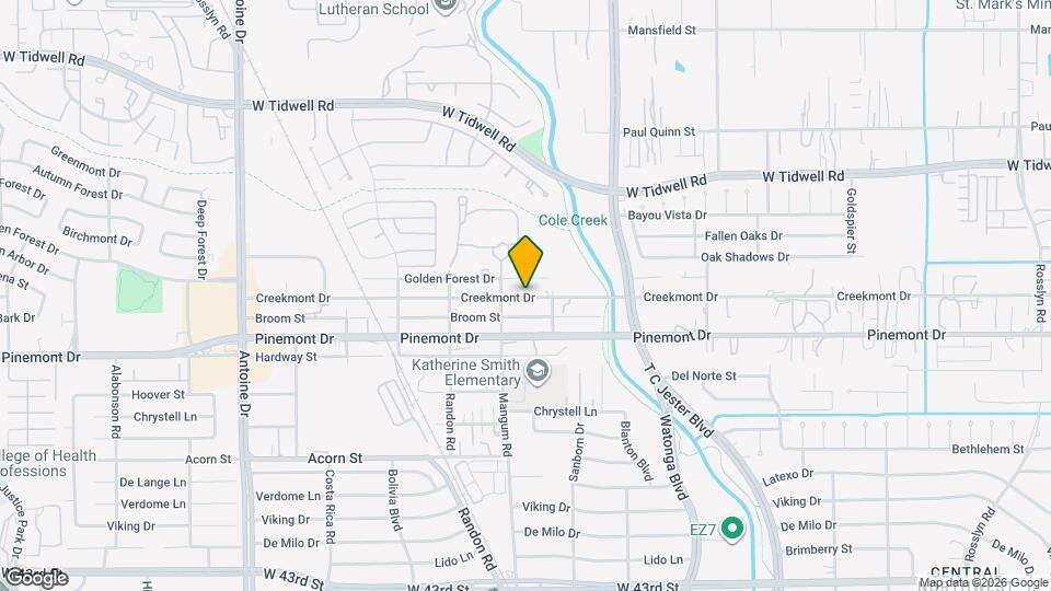 4822 Creekmont Dr Map and Location Details
